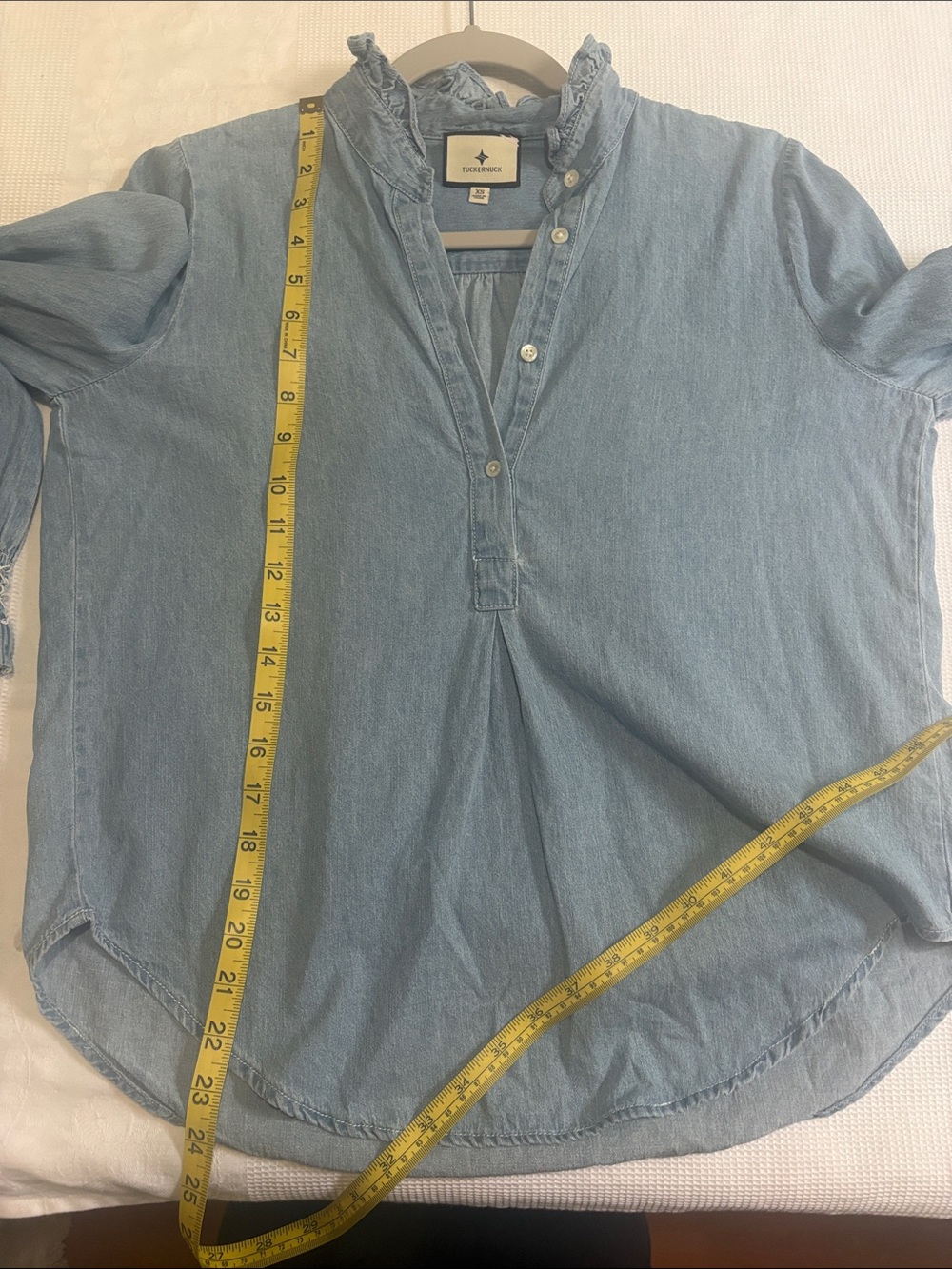 TUCKERNUCK TEAGAN POPOVER SHIRT - Picture 7 of 12